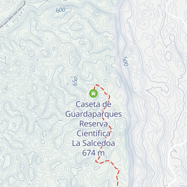 Map of Caseta de Guardaparques Reserva Científica La Salcedoa