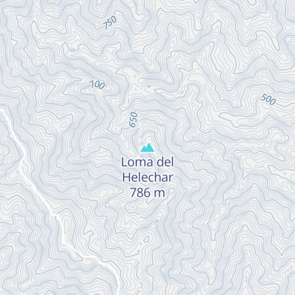 Map of Loma del Helechar