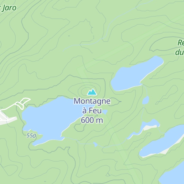 Map of Montagne à Feu