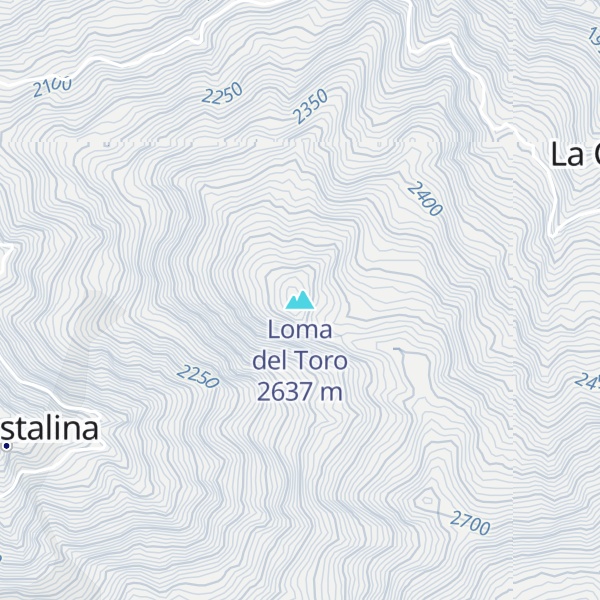 Map of Loma del Toro