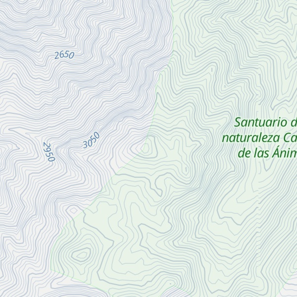 Map of Cerro Punta Horizonte