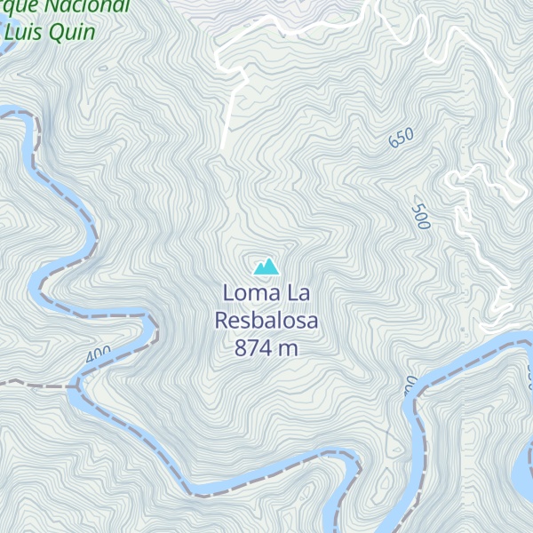 Map of Loma La Resbalosa