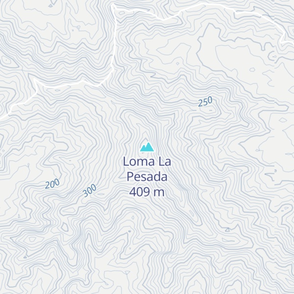Map of Loma La Pesada