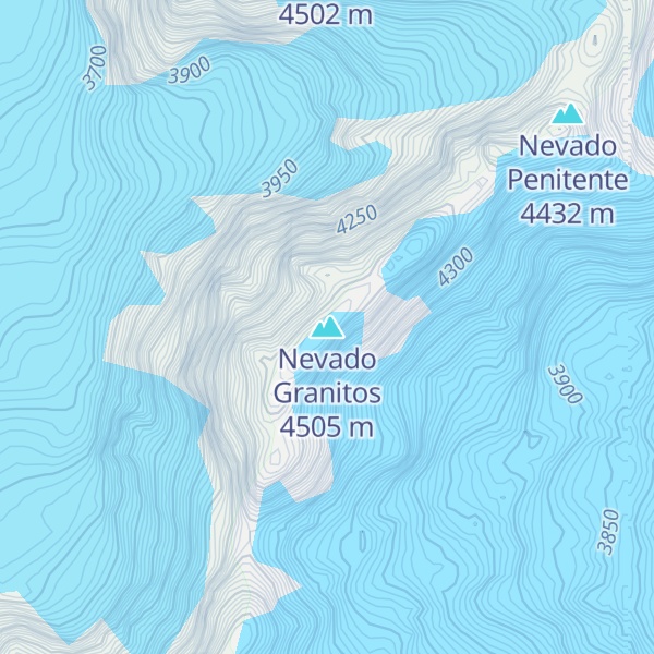 Map of Nevado Granitos