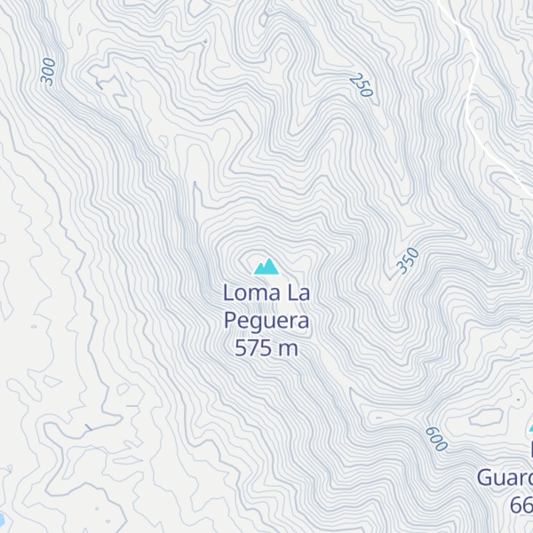 Map of Loma La Peguera