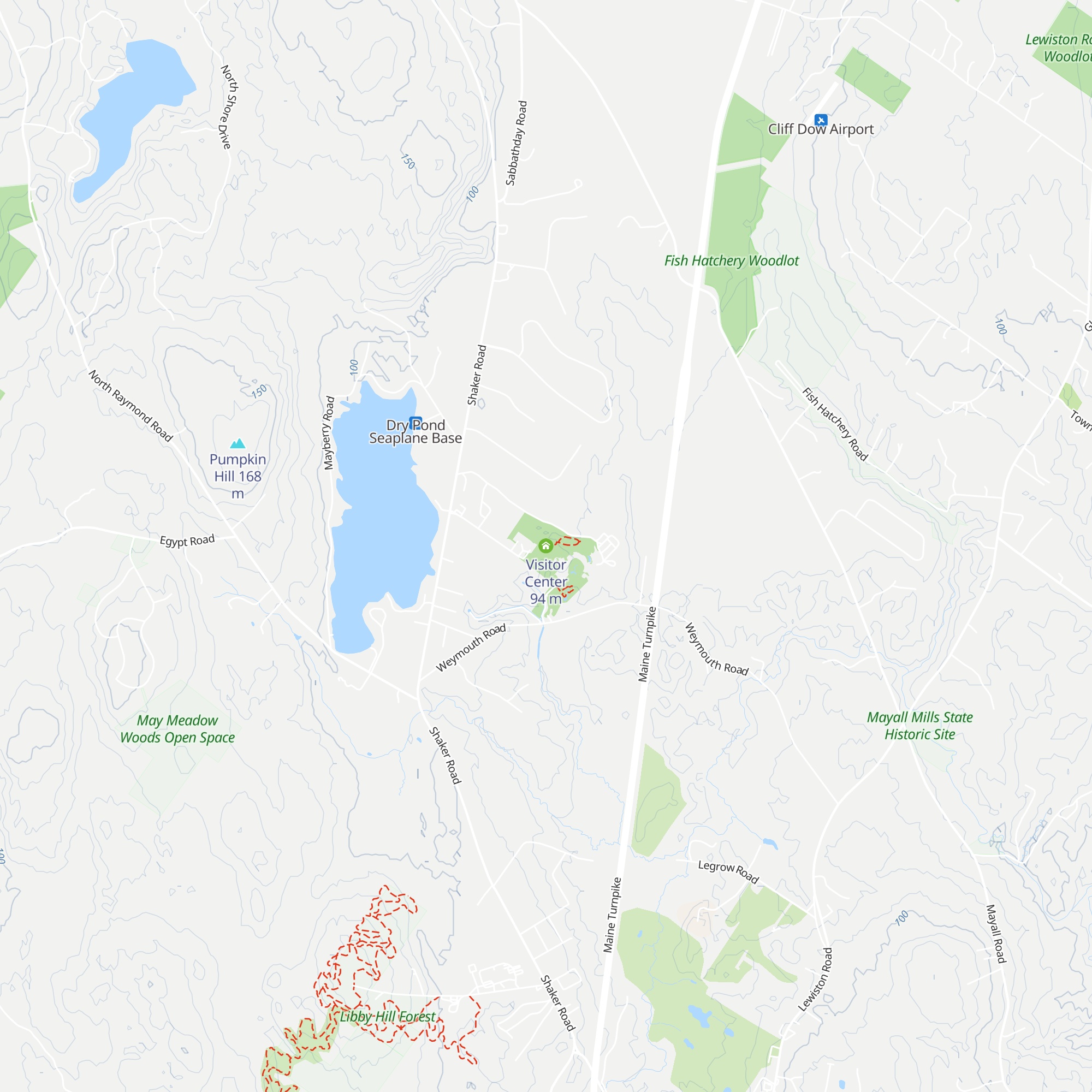 Visitor Center map