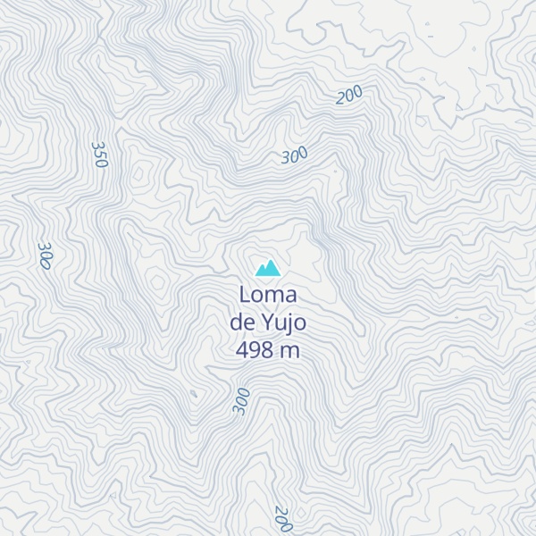 Map of Loma de Yujo