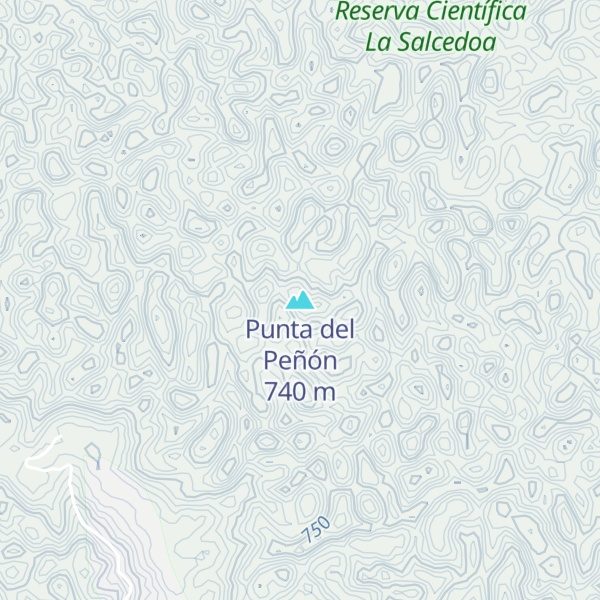 Map of Punta del Peñón