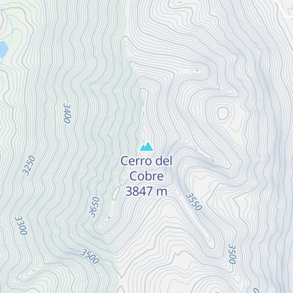 Map of Cerro del Cobre