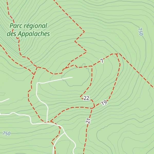 Map of Montagne Grande-Coulée