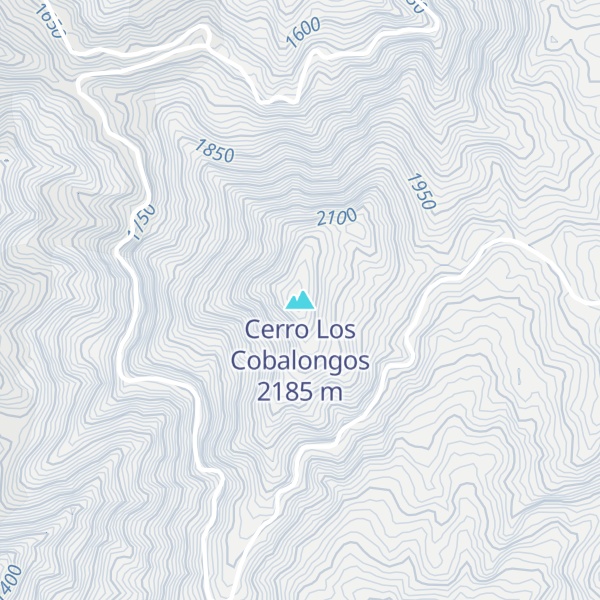 Map of Cerro Los Cobalongos