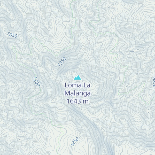 Map of Loma La Malanga