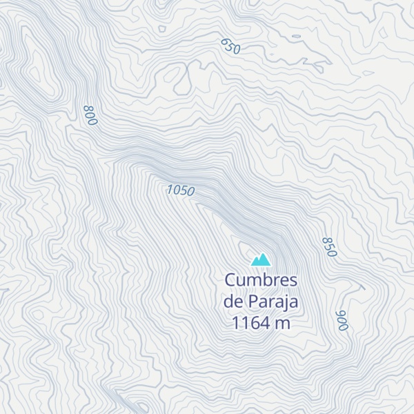Map of Cumbre Segunda
