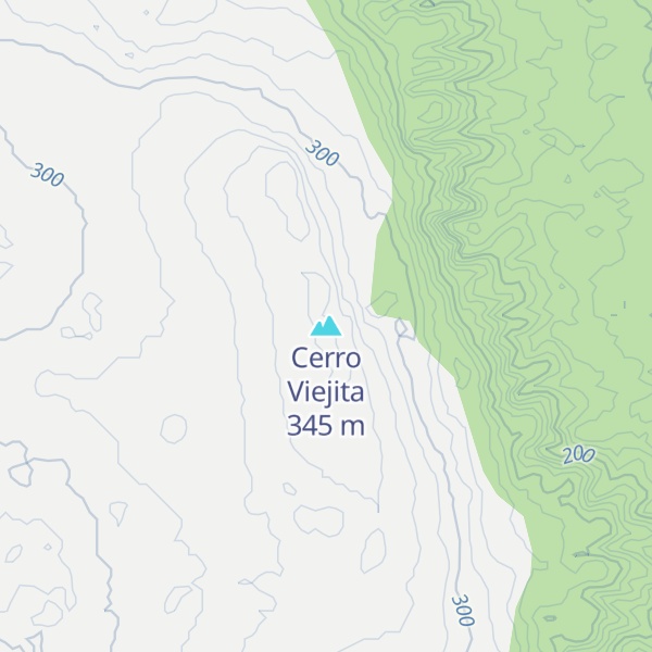 Map of Cerro Viejita