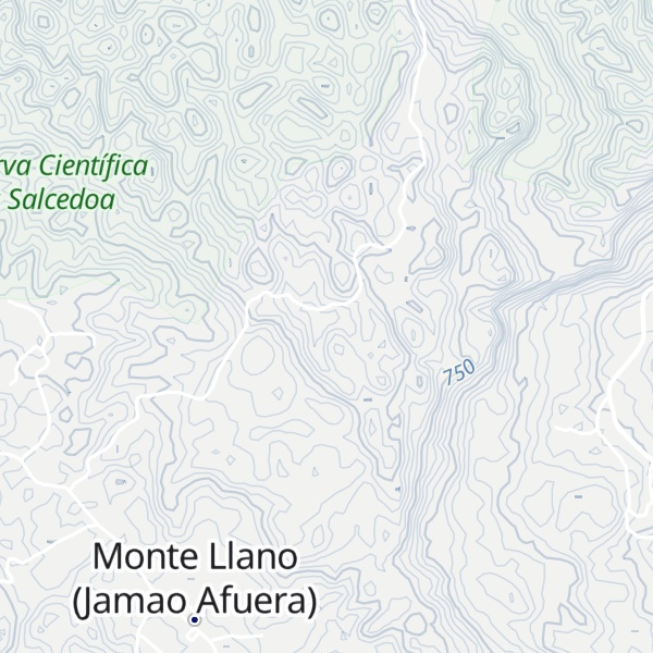Map of Monte LLano