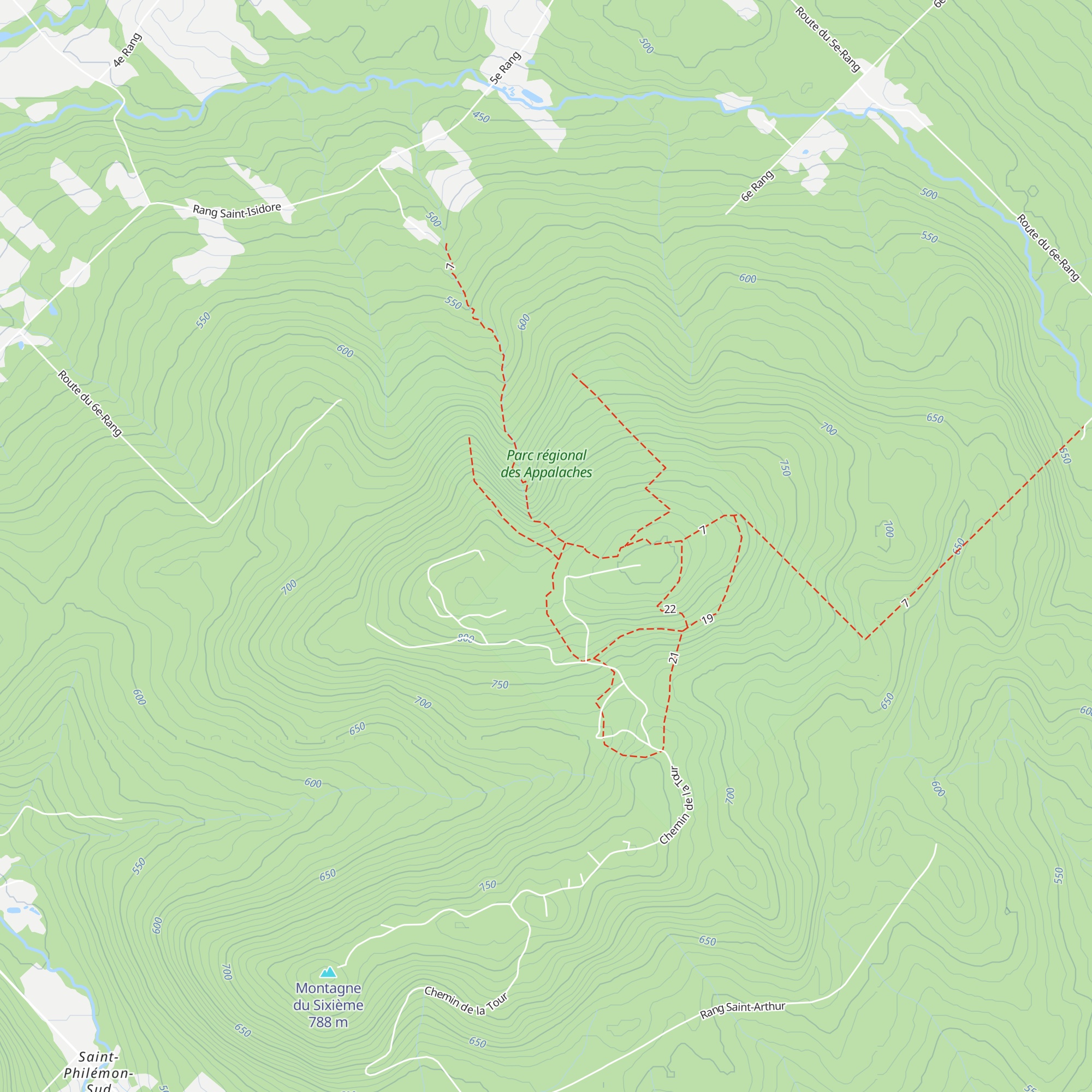 Refuge du Sommet map