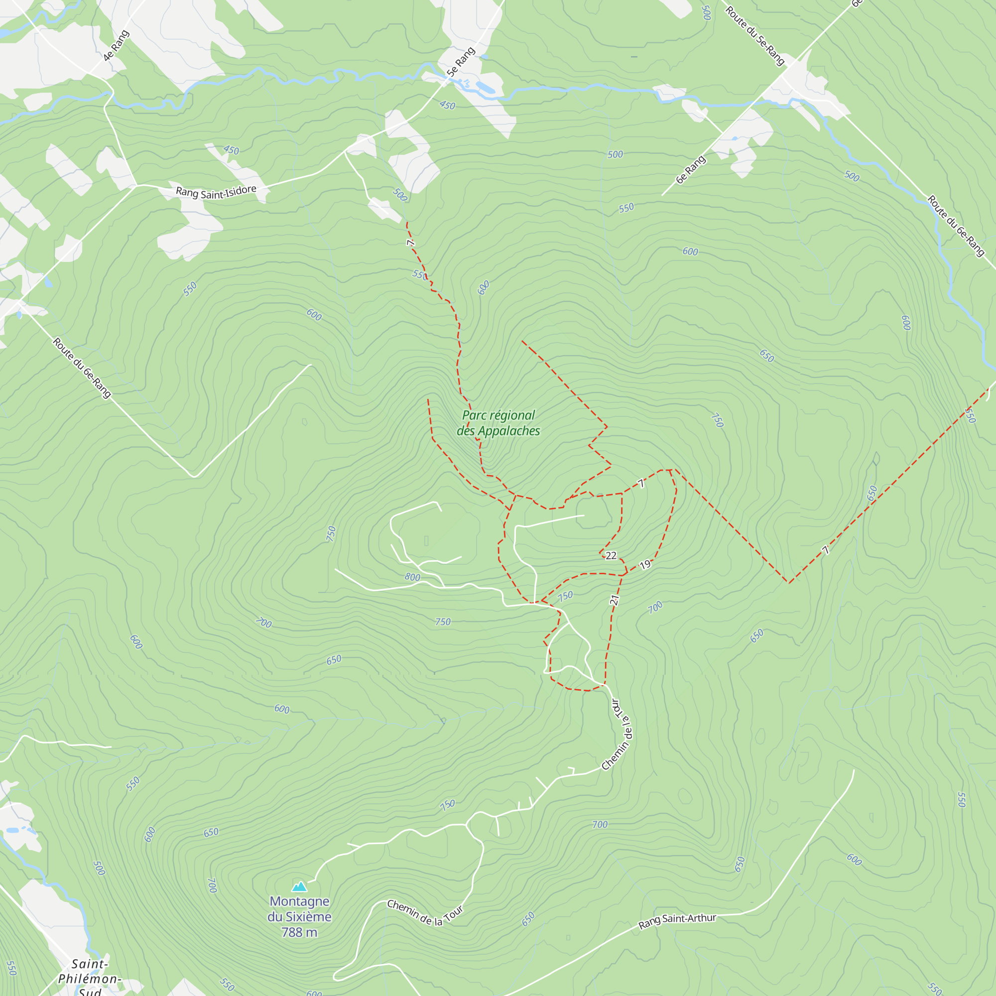 Refuge du Sommet map