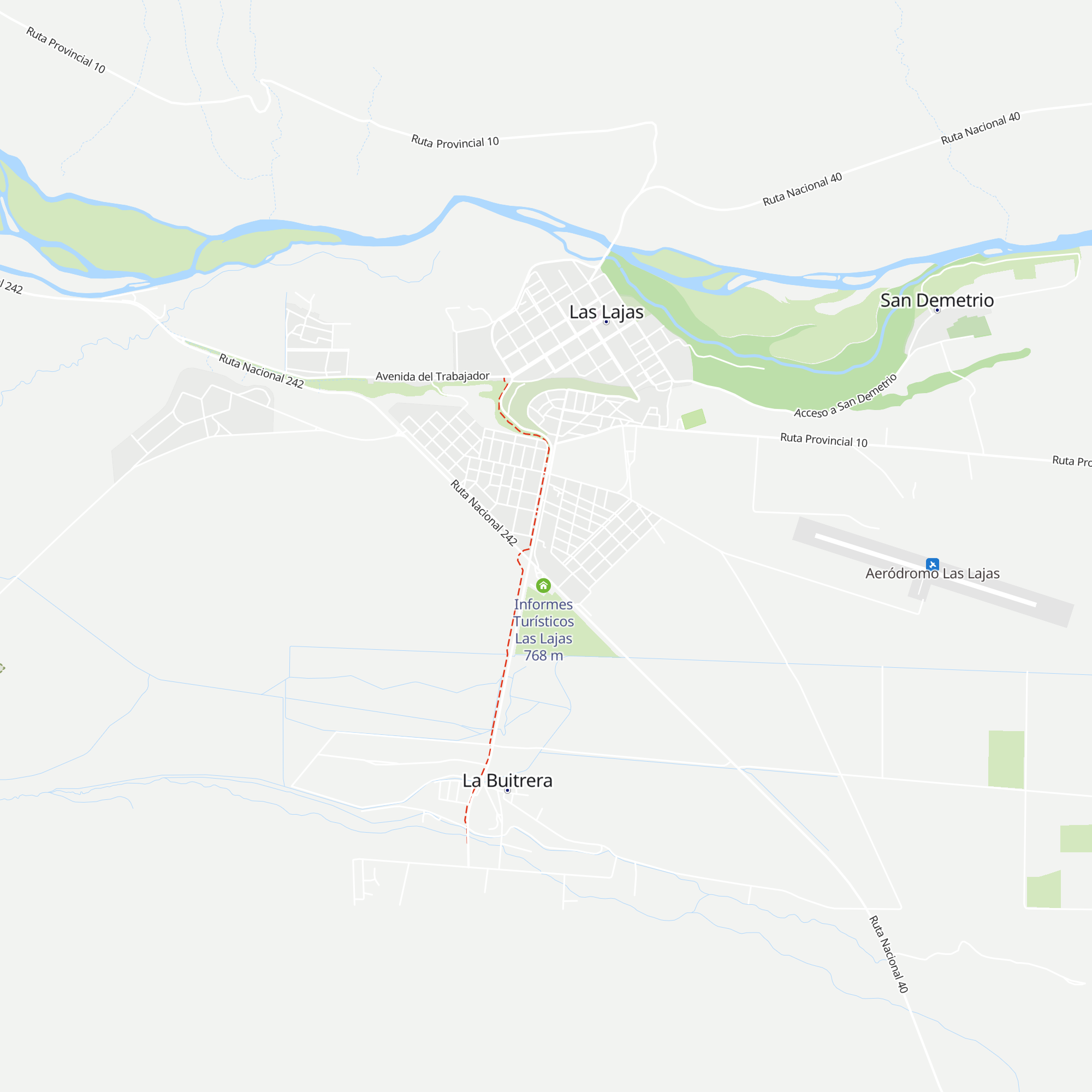 Cabañas El Picazo map