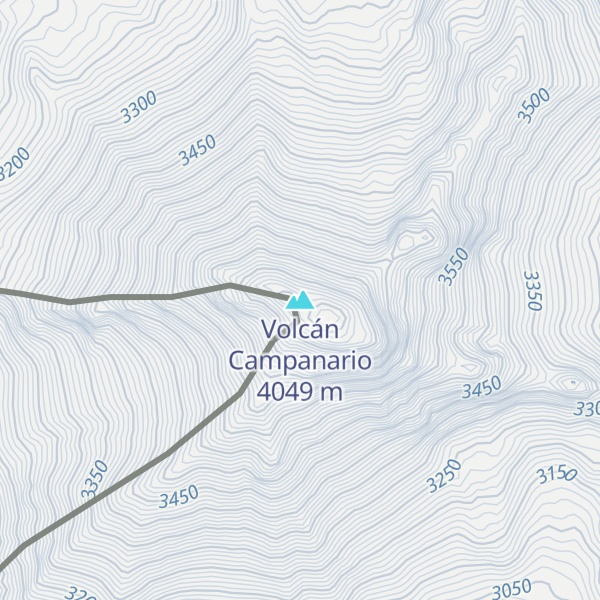 Map of Volcán Campanario