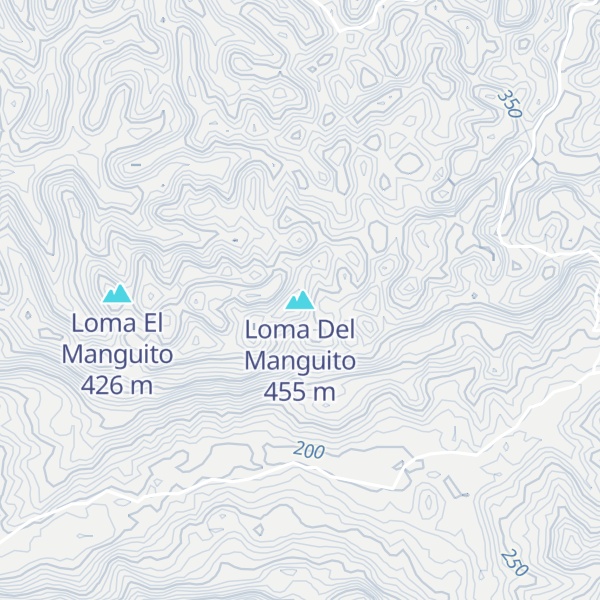 Map of Loma Del Manguito