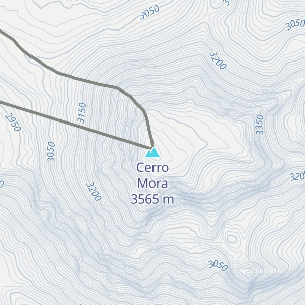 Map of Cerro Mora