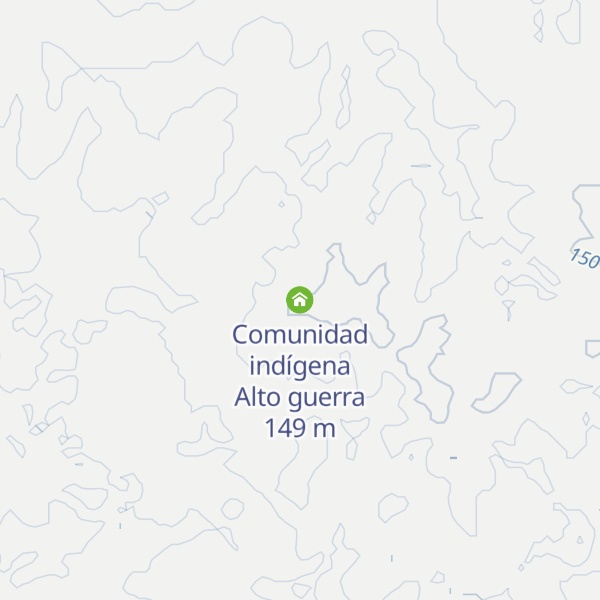 Map of Comunidad indígena Alto guerra