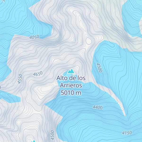 Map of Alto de los Arrieros