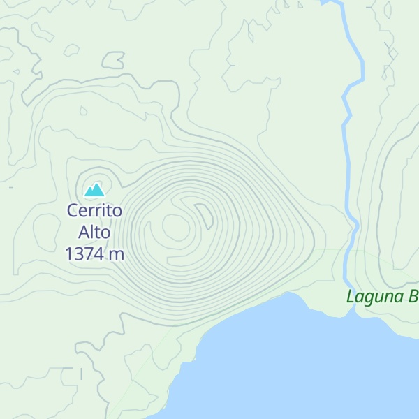 Map of Cerro de La Laguna