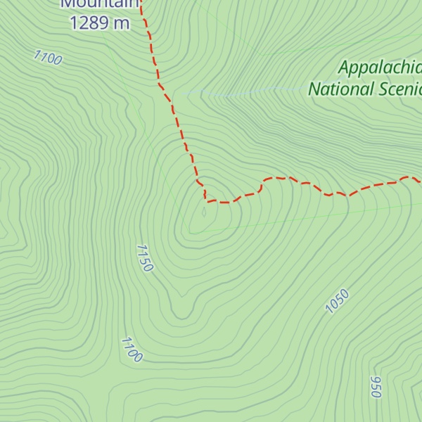 Map of South Crocker Mountain