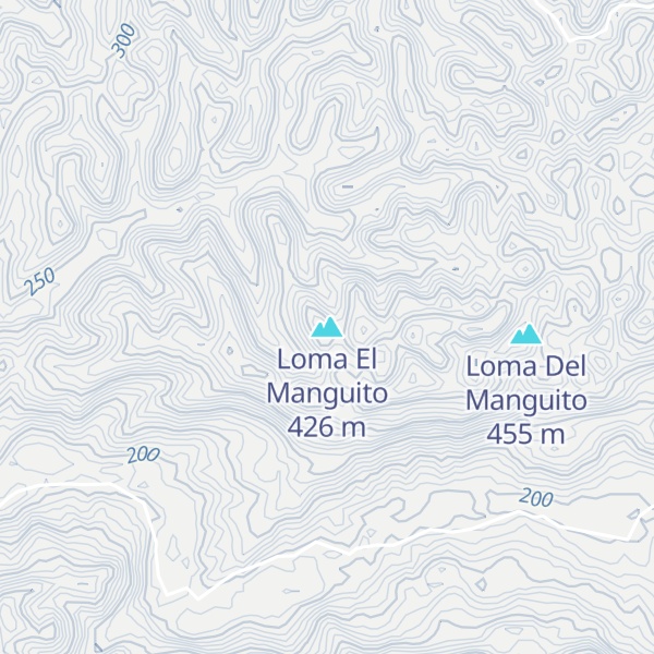Map of Loma El Manguito