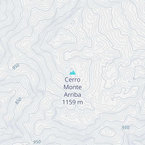 Map of Cerro Monte Arriba