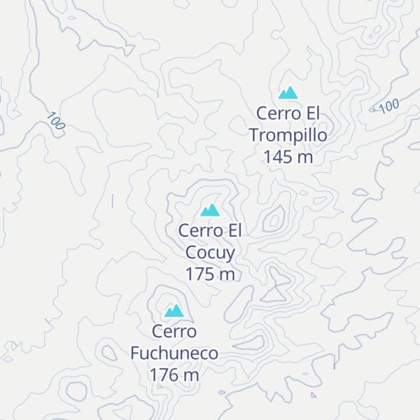 Map of Cerro El Cocuy