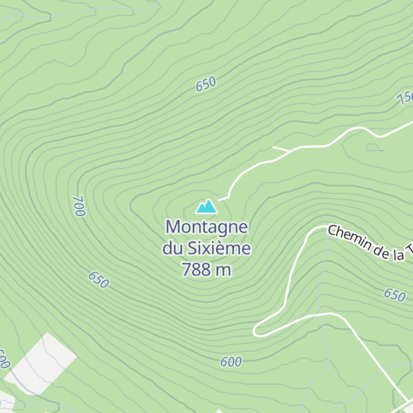 Map of Montagne du Sixième