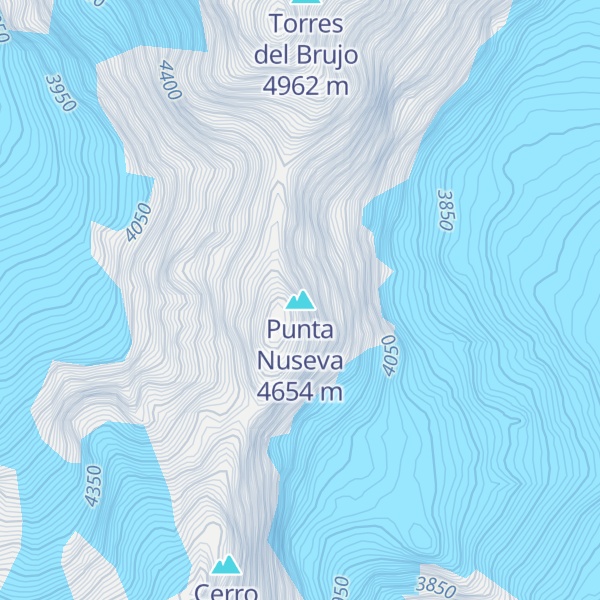 Map of Punta Nuseva