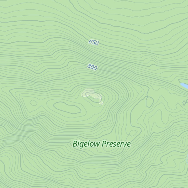 Map of Cranberry Peak