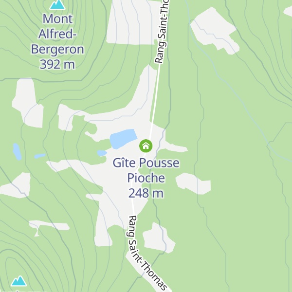Map of Gîte Pousse Pioche