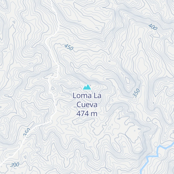 Map of Loma La Cueva