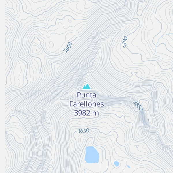 Map of Punta Farellones