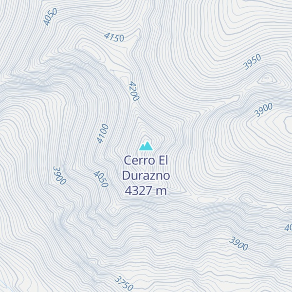 Map of Cerro El Durazno