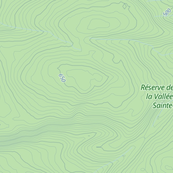 Map of Mont Éboulé