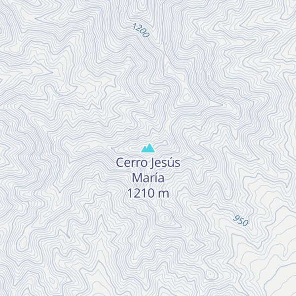 Map of Cerro Jesús María