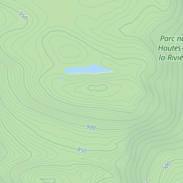 Map of Mont Jérémie