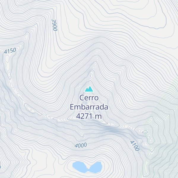 Map of Cerro Embarrada