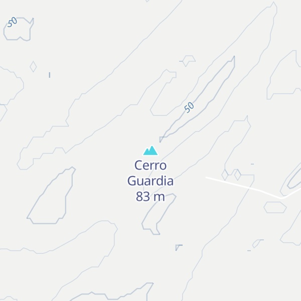 Map of Cerro Guardia