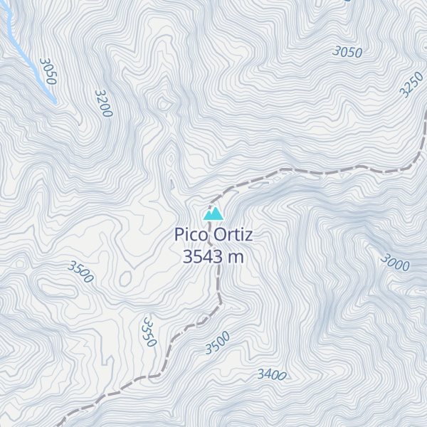 Map of Pico Ortiz