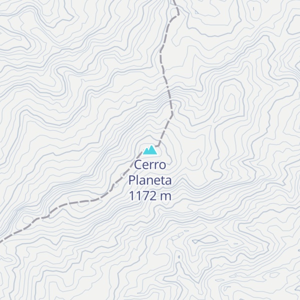 Map of Cerro Planeta