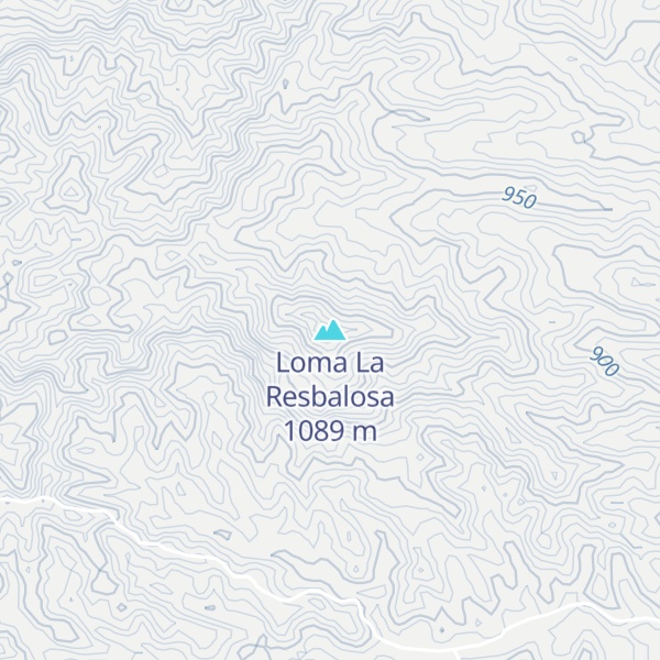 Map of Loma La Resbalosa