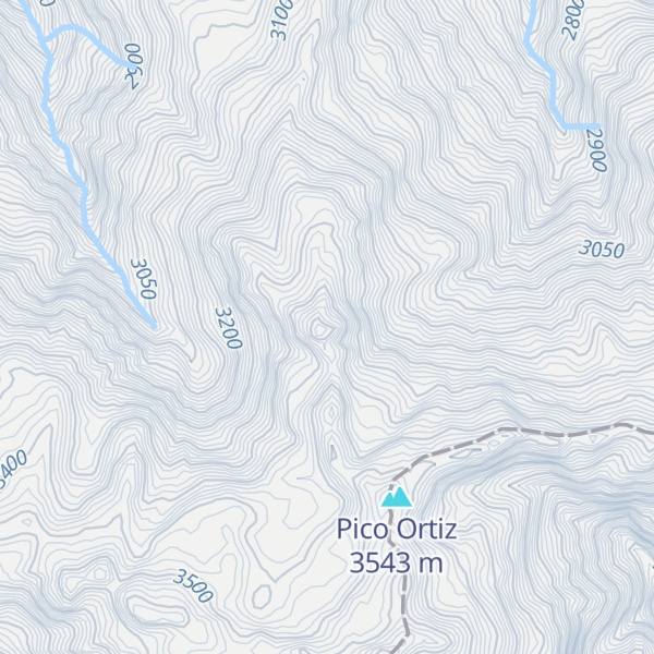 Map of Cerro Llano Grande
