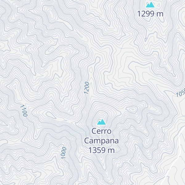 Map of Sierra Ojanco Viejo