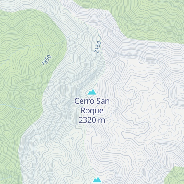 Map of Cerro San Roque